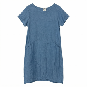 Linnen tuniek jeansblauw