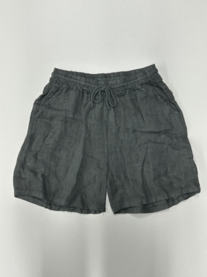 linnen short grijs