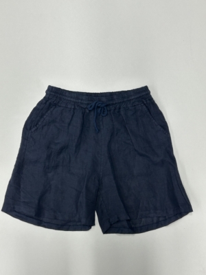 linnen short donker blauw